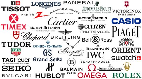 wrist watch brands list